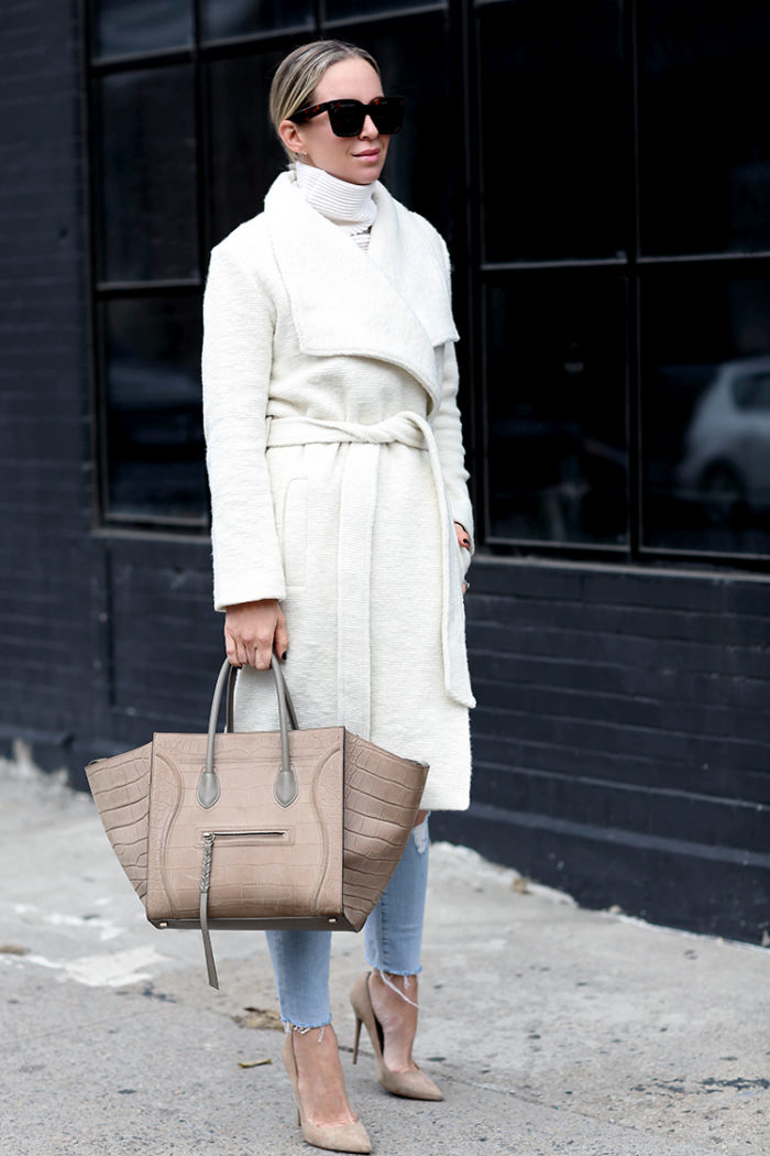 The Transitional Wrap Coat | Brooklyn Blonde