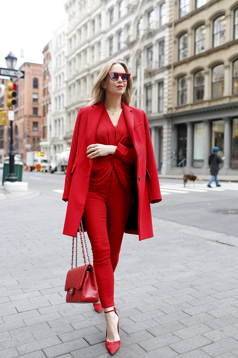 All-Red Outfit: Red Red Red  Brooklyn Blonde - Lifestyle Blog