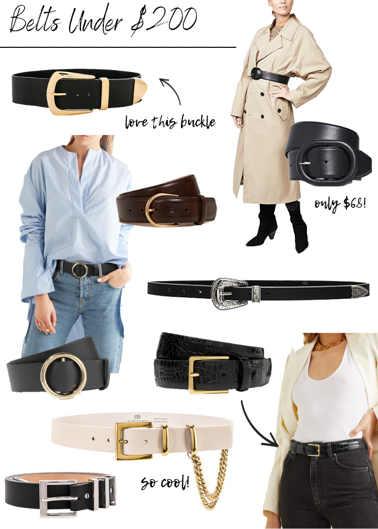 BELTS UNDER $200 & INVESTMENT BELTS