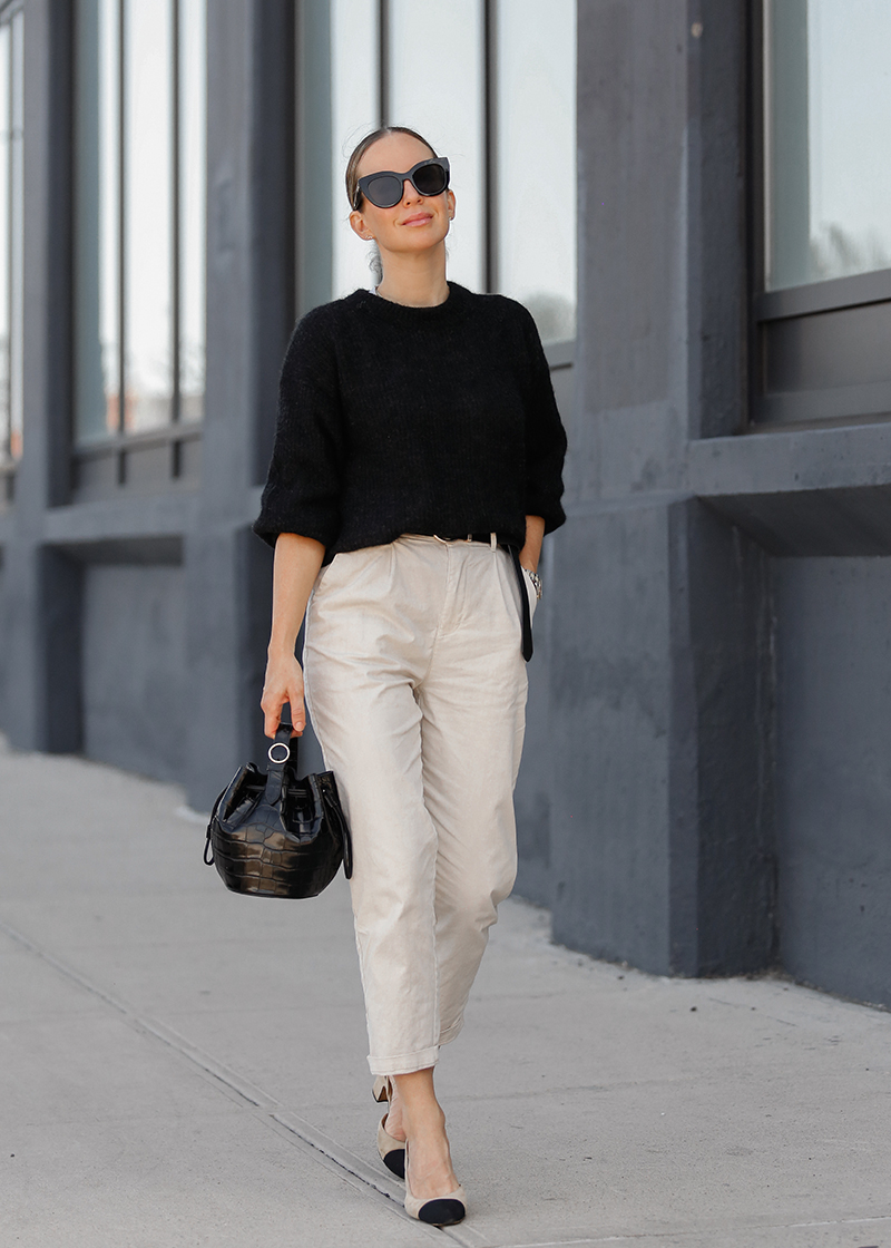 Outfit Ideas for Fall: Relaxed Trousers Three Ways | Brooklyn Blonde ...