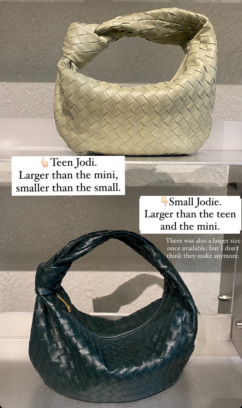Bottega Veneta Teen Size Jodie & Pouch Handbag